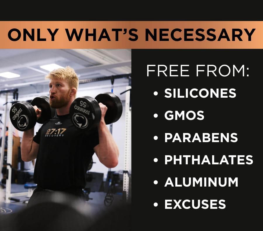 27:17 Recovery – Muscle Recovery Cream with Copper Peptides, Arnica, MSM & Menthol – Fast-Absorbing Joint & Muscle Support Lotion – Premium, Non-Greasy Peptide Cream (100ml / 3.38oz)