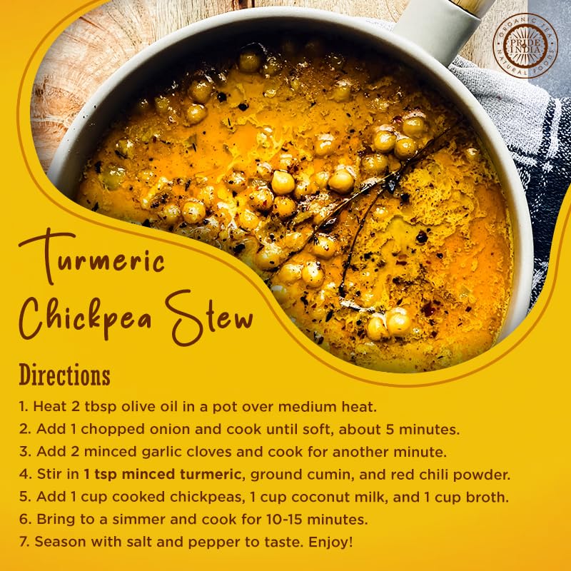 Pride of India – Turmeric Minced Whole – Gourmet Spice – Curcumin Rich Properties – No Additives Gluten – Easy to Use – 7 oz. Medium Dual Sifter Jar