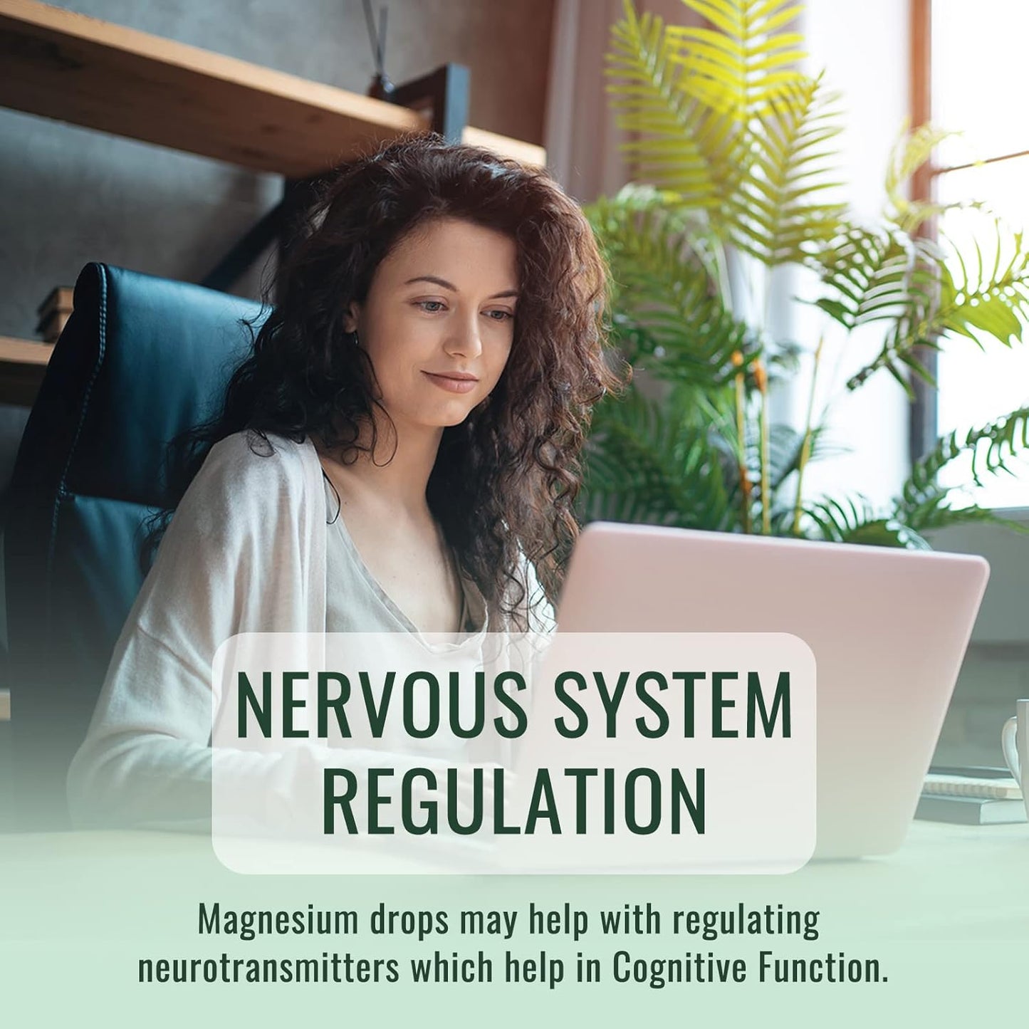 (2 Pack) Magnesium Glycinate Supplement, Magnesium Liquid Drops with Magnesium Glycinate 500mg Ashwagandha, L - Theanine, Chamomile -Supports Optimal Calm Sleep Vegan