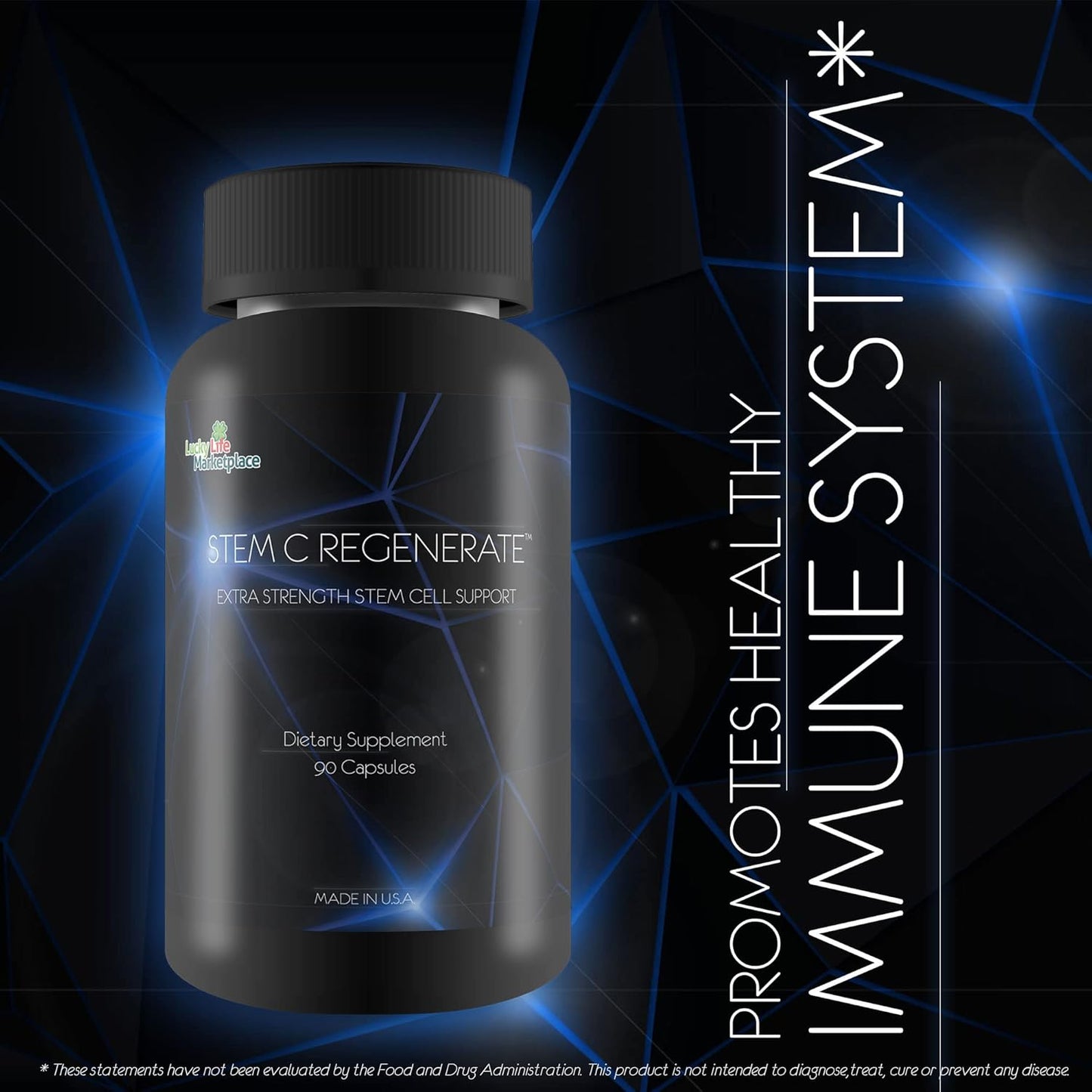 Stem C Regenerate - Natural Stem Cell Support - Help Support Boosted Natural Stem Cells, Aid Reduced Inflammation, and Oxidation - Best Stem Cell Supplements Self Proclaimed