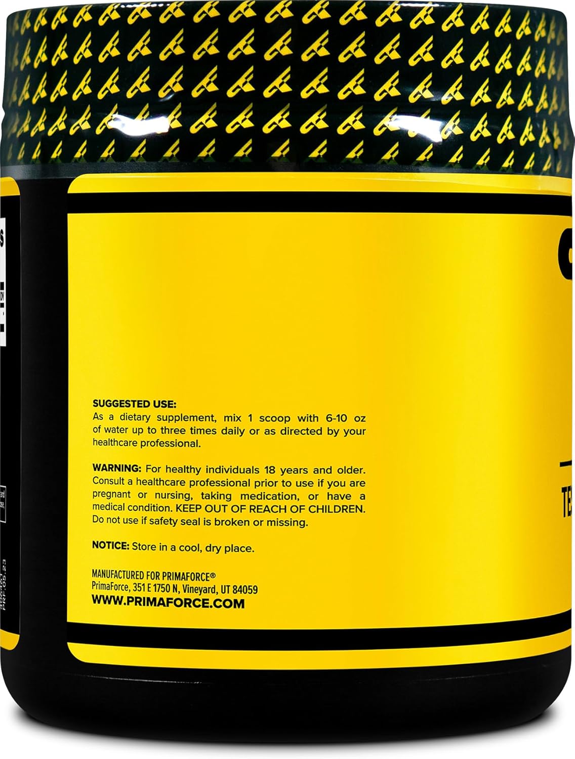 PrimaForce L-Citrulline Malate Powder, Unflavored Pre Workout Supplement, 200 grams - Boosts Energy, Aids Recovery, Enhances Strength Performance – Vegan, Non-GMO