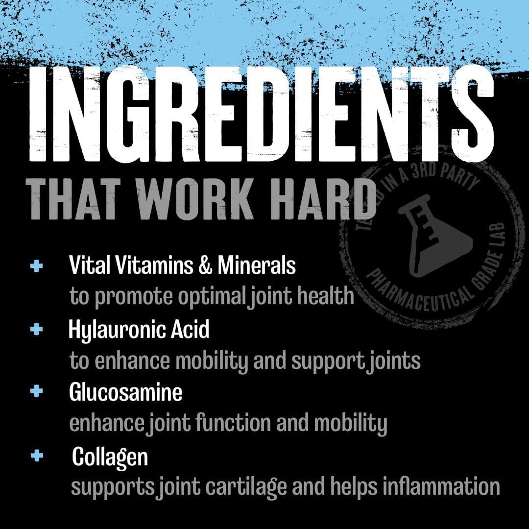 Animal Flex Powder - Joint Support Supplement for Pain Relief, Repair and Restore Muscles with Turmeric, Glucosamine, Chondroitin, MSM, Collagen and Boswellia, Great Tasting Orange Flavor, 30 Scoops