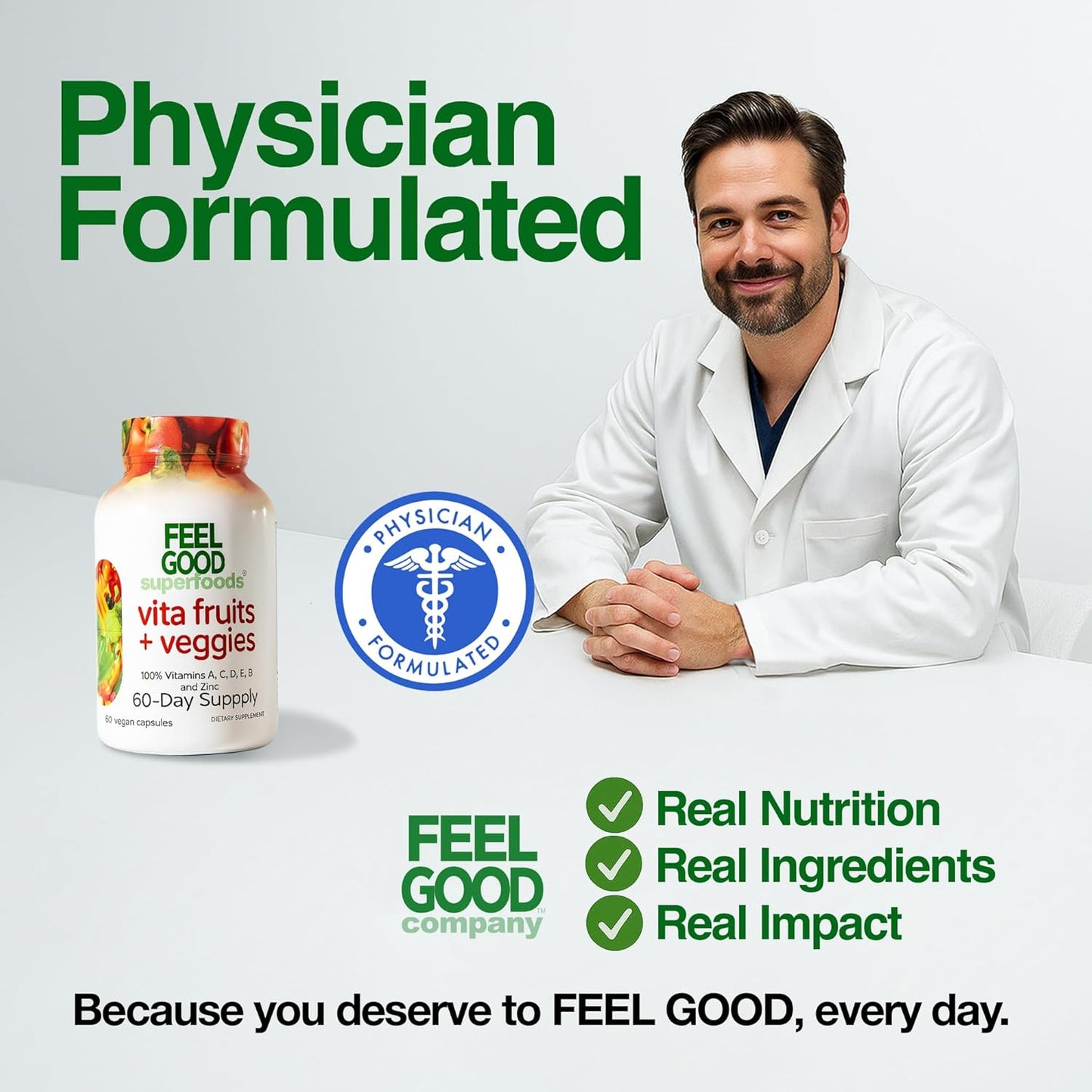 1000mg Immune Support Capsules Made with 25 Organic Fruits and Vegetables, Strong Immunity Boosters with Vitamins A, C, D3, and Zinc, 60 Count