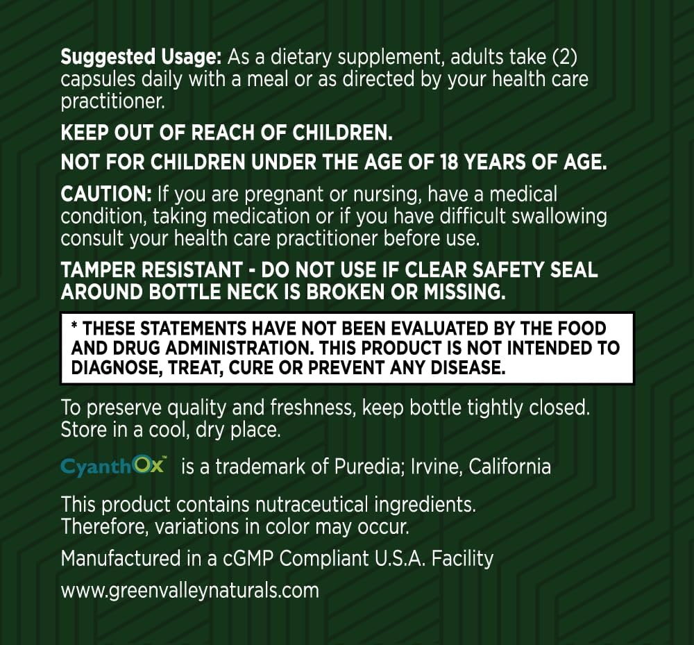 Stem Cell Supplement - Organic Tibetan Sea Buckthorn-Resveratrol, Vitamin D, Bishop's Hat Extract (1 Bottle, 60 Count)