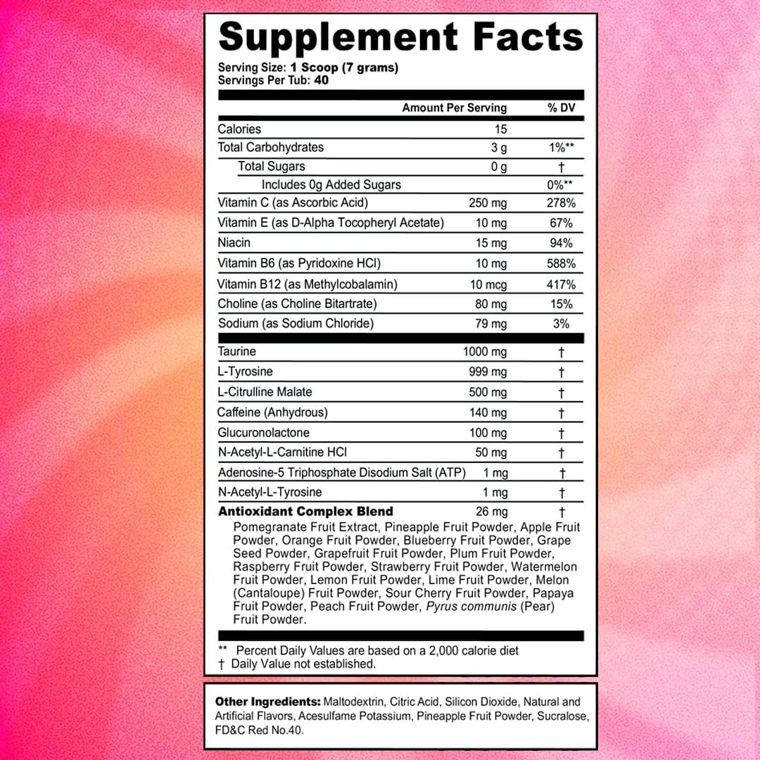 G Fuel Hype Sauce Energy Drink Powder, Pre Workout Caffeine Mix for Gaming, Sugar Free Focus Amino, Vitamin + Antioxidants, 9.9oz (Raspberry Lemonade, 40 Servings)