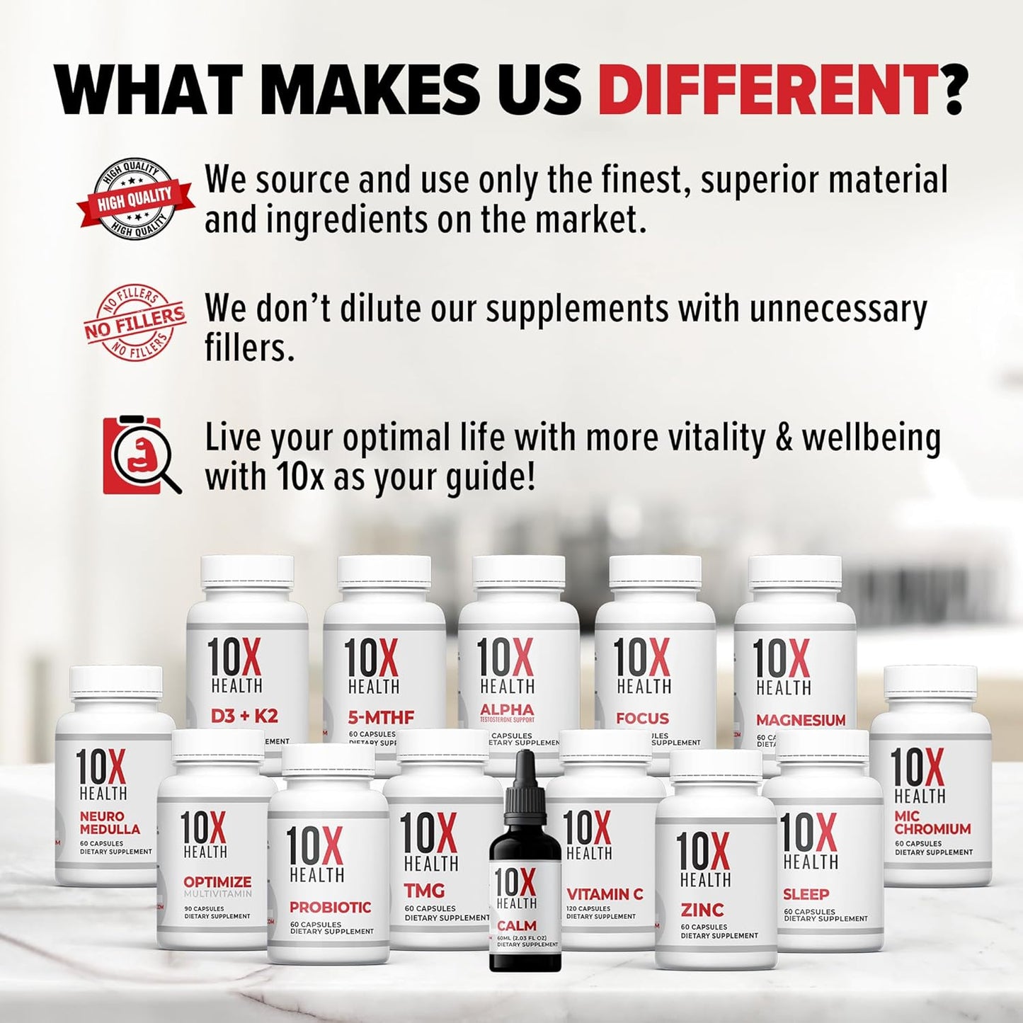 10X Health Electrolytes Powder Drink Mix Strawberry Lemonade w/Potassium, Magnesium & Mediterranean Sea Salt - Sugar-Free Electrolytes Powder - Non-GMO Electrolyte Packets - 30 Stickpacks