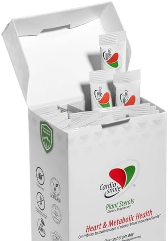 2000mg Plant Sterols Supports Healthy Cholesterol Levels with 1400mg beta-Sitosterol for Heart & Metabolic Health Support, 90 Day Supply in Single Use Liquid Packets