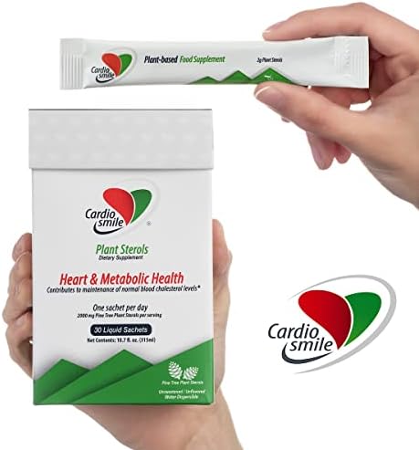 2000mg Plant Sterols Supports Healthy Cholesterol Levels with 1400mg beta-Sitosterol for Heart & Metabolic Health Support, 90 Day Supply in Single Use Liquid Packets