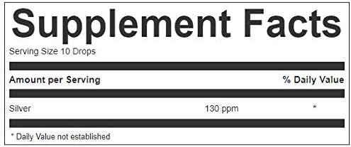 130PPM Colloidal Silver (1 Gallon). Certified Lab Tested, 100% Pure & Natural. Nothing Added.