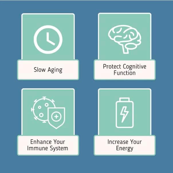 AEON Black & White Longevity Complex Bundle with NAD+, Curcumin, Resveratrol, Astaxanthin, Fisetin, Quercetin, AKG, Apigenin, Glycine, Anti-Aging Supplement, Vegan, 1-Month Supply