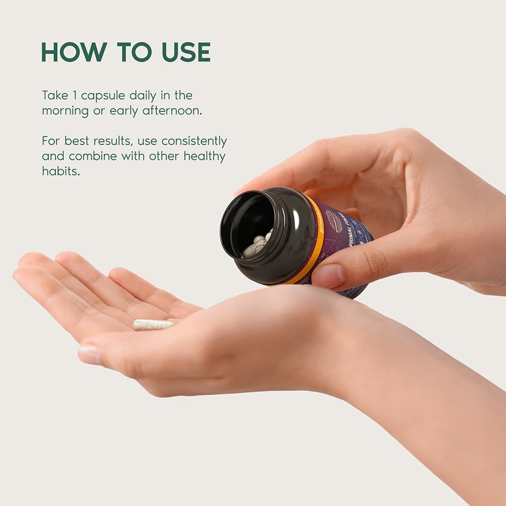 2 Pack, Primal Mind Fuel Brain Booster for Focus, Energy, Clarity, Memory Brain Health 30 Capsules Nootropics Brain Support Supplement for Men and Women