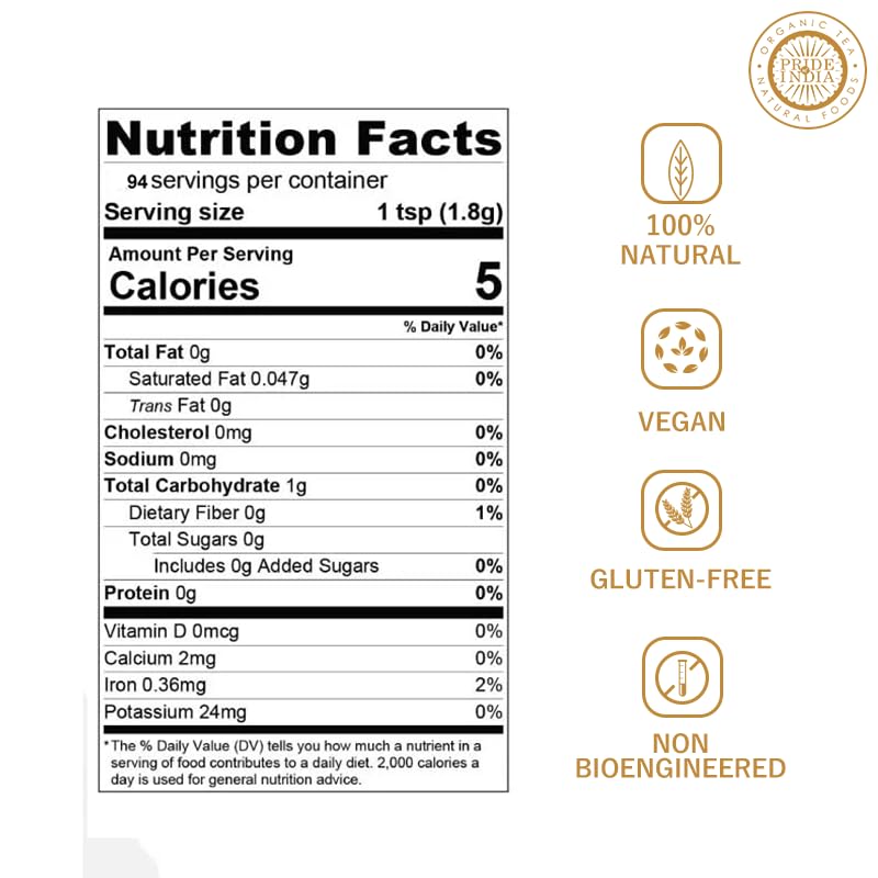 Pride of India | Ginger Fine Ground 6 oz (170 gm) Medium Dual Sifter Bottle | Finely Powdered for Easy Mixing | Perfect for Cookies, Chicken Stir-Fry, Soups, Marinades, Muffins| Fresh Root Powder | Vegan, Gluten-Free, Non-Bioengineered