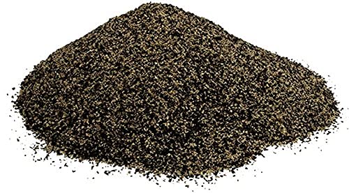 Pride of India - PACK of 6 - Black Pepper Ground – Ideal for Gourmet Dishes/Soups/Stews/Rubs – Fresh & Preservatives Free – Warming Spice – Easy to Store – 7oz. Medium Dual Sifter Jar