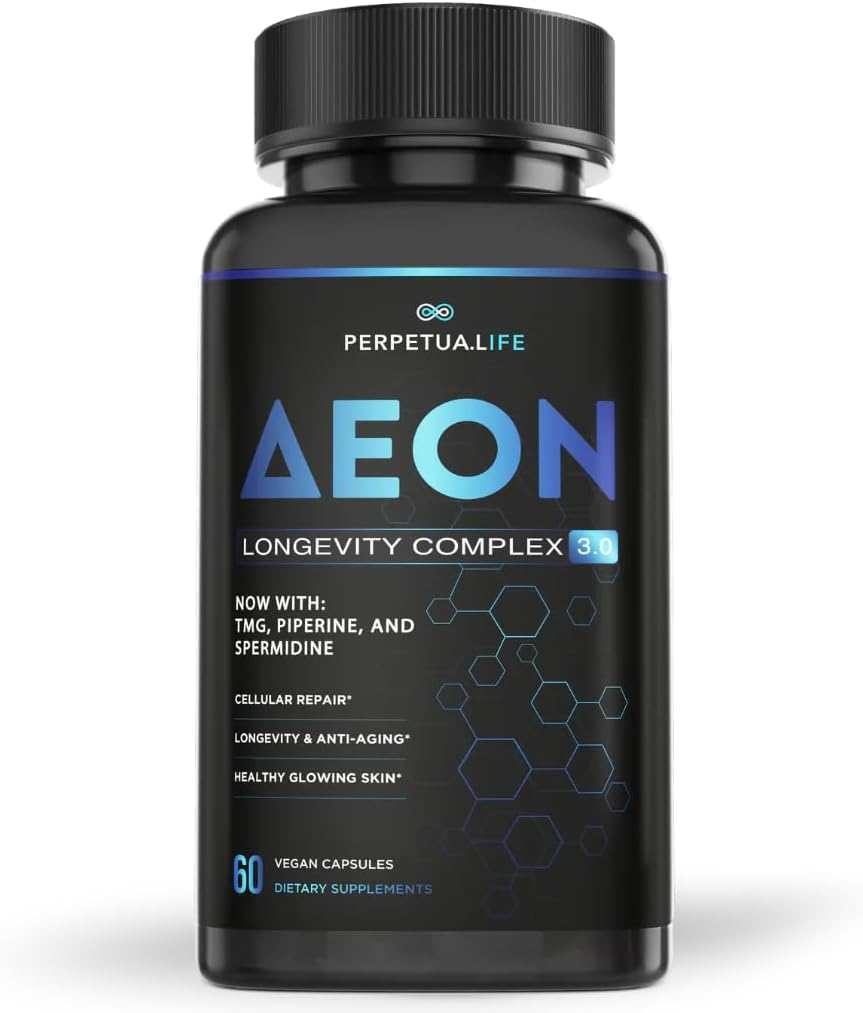 Longevity Bundle – Urolithin-A Liposomal 1000mg + AEON Liposomal NAD+ Complex with Resveratrol, Quercetin & Fisetin + AEON White with Curcumin, NR, AKG, Glycine & Taurine