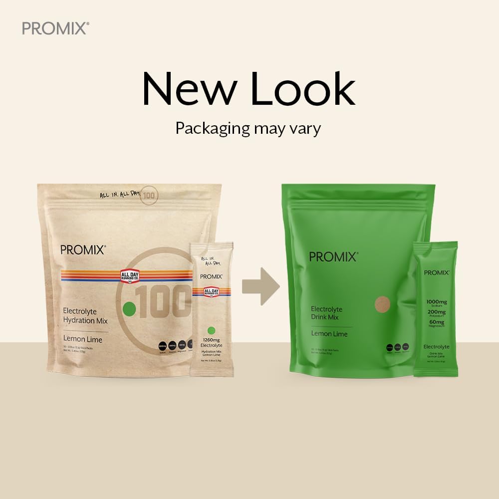 ProMix Nutrition Electrolytes Powder Packets - Sugar Free, Zero Calorie, Stevia Free, Fasting Friendly, Natural Himalayan Pink Salt - Lemon Lime - 30 Servings (Pack of 30)