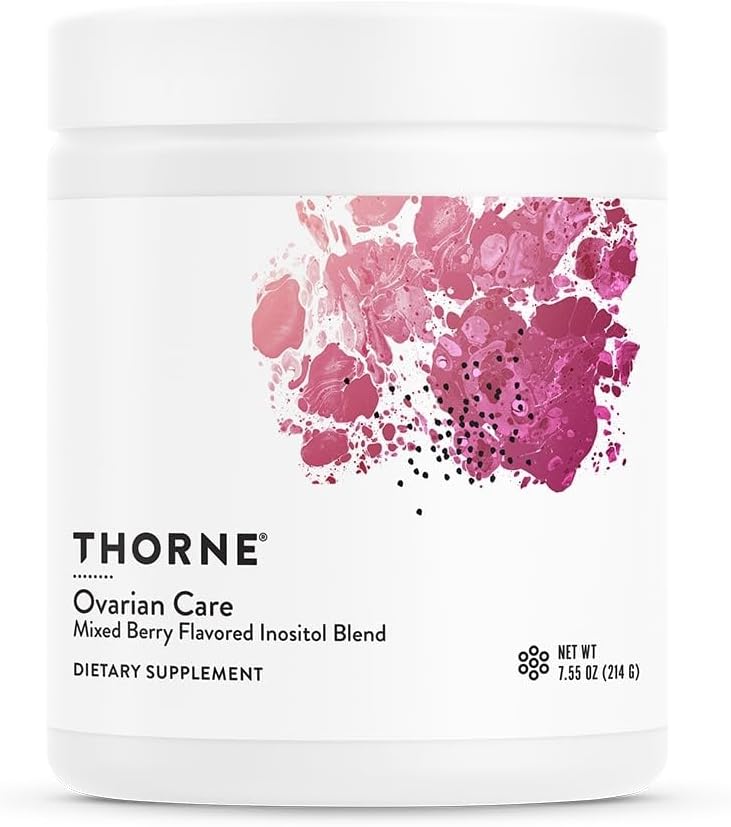 THORNE - Ovarian Care - Women's Health - Inositol, CoQ10, Folate, and Polyphenols - Promote Healthy Ovarian Function and Fertility Health* - Mixed Berry - 7.55 Oz - 60 Servings