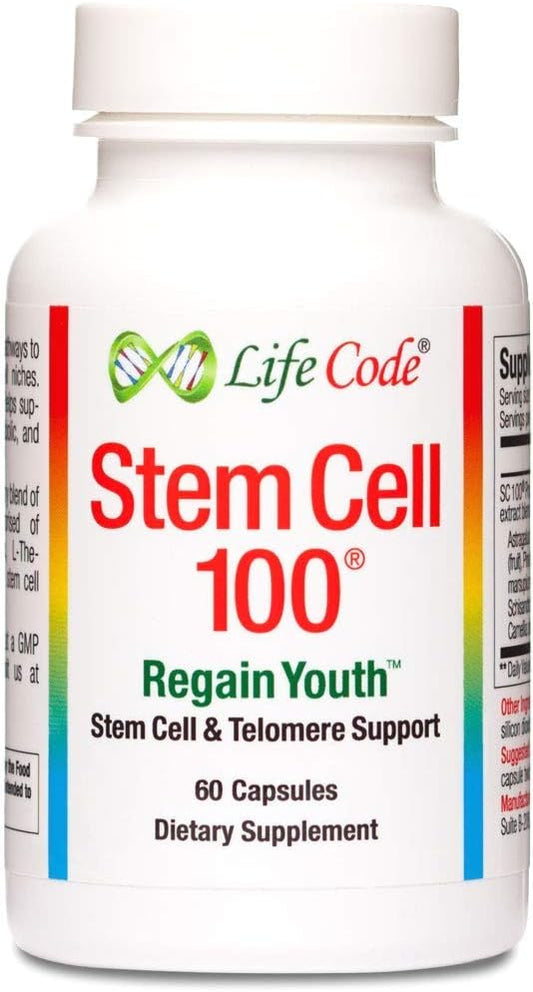 Life Code Stem Cell 100-100% Vegetarian Anti-Aging & Stem Cell Supplement