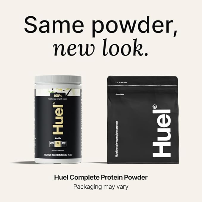 Huel Vegan Protein Powder | Chocolate Fudge Brownie | Complete Nutrition | 20g Protein Powder | 100% Plant-Based | 27 Vitamins & Minerals, Gluten Free, Non-GMO, Lactose Free | 26 Servings