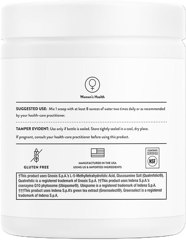 THORNE - Ovarian Care - Women's Health - Inositol, CoQ10, Folate, and Polyphenols - Promote Healthy Ovarian Function and Fertility Health* - Mixed Berry - 7.55 Oz - 60 Servings