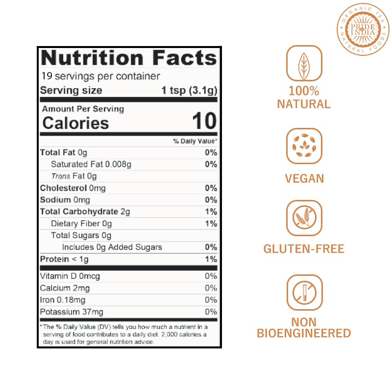 Pride of India – Garlic Minced – Gourmet Seasoning – Ideal for Dips/Sauces/Bread/Salad/Stir-Fries – Ideal Pantry Condiments – Easy to Use – 1.9 oz. Small Dual Sifter Bottle