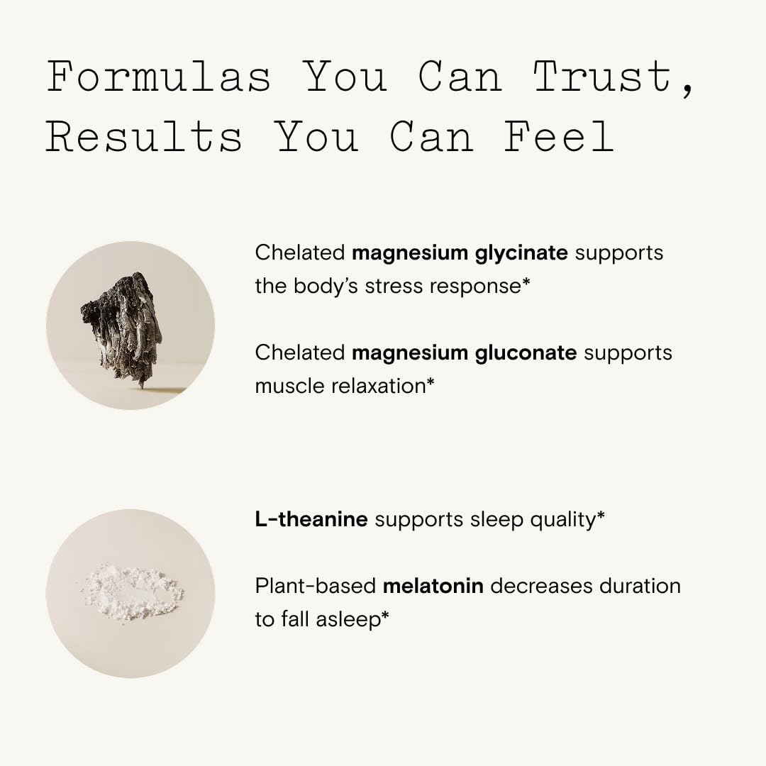 Moon Juice - Sleepy Magnesi-Om, Cherry - Jar (35 Servings) - Sleep Support Aid - Plant Based Melatonin, Magnesium & L-Theanine - 3rd Party Tested - 100% Traceable - Glass Jar - Vegan, Non GMO - 4.2oz