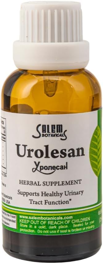 Salem Botanical Tincture Urolesan - 0.85 fl oz - Herbal Supplement for Kidney Health & Urinary Wellness
