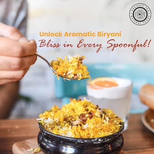 Pride of India – Indian Biryani Masala Seasoning Spice - 2.40 oz. Small Dual Sifter Bottle – Gourmet Spice Blend - Ideal for layered vegetable and meat pilaf – Suitable for Vegetarians & Vegans