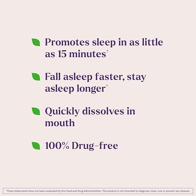 Natrol Fast Dissolve Melatonin 1 mg, Sleep Support for Adults