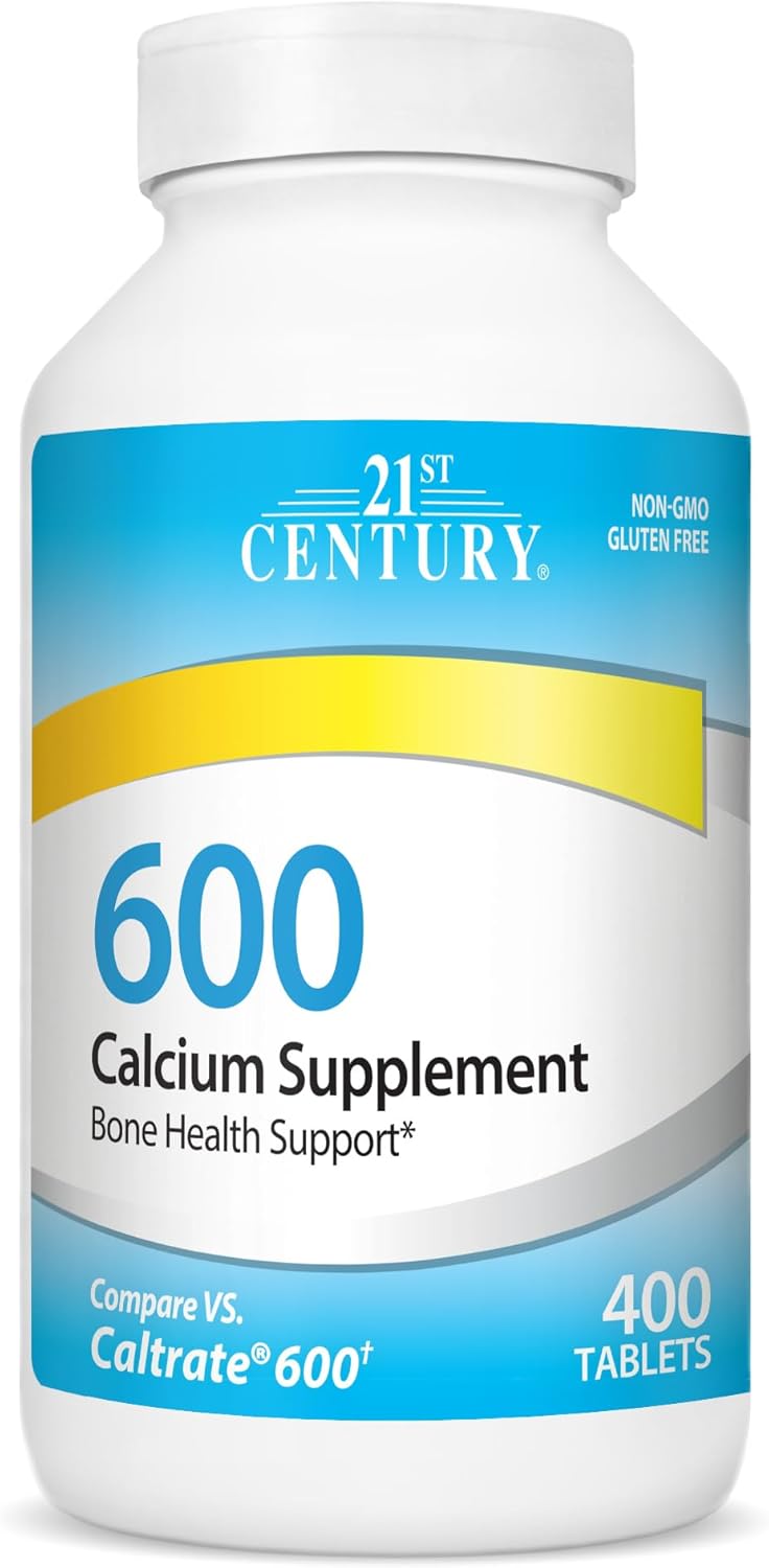 21st Century Calcium Supplement, 600 mg, 400 Count