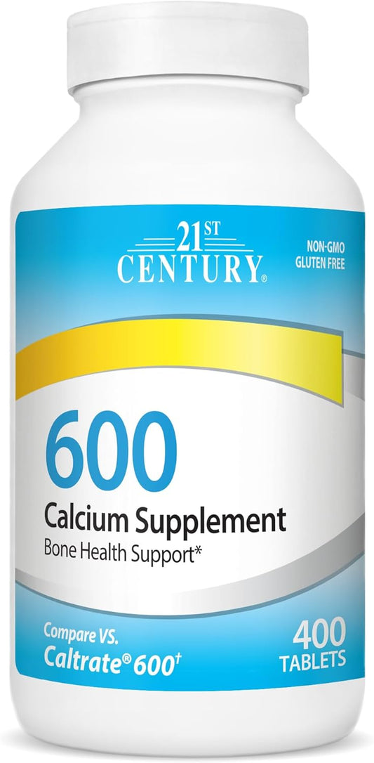 21st Century Calcium Supplement, 600 mg, 400 Count