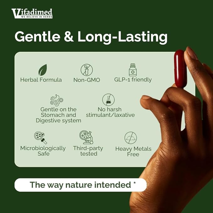 Rhubarb,Gut Motility Assist for Bowel Movement and Regularity,Constipation Relief,Bloating & Gas Relief,Mucus Production Activator,Lining & Microbiome Support, 90 Capsules