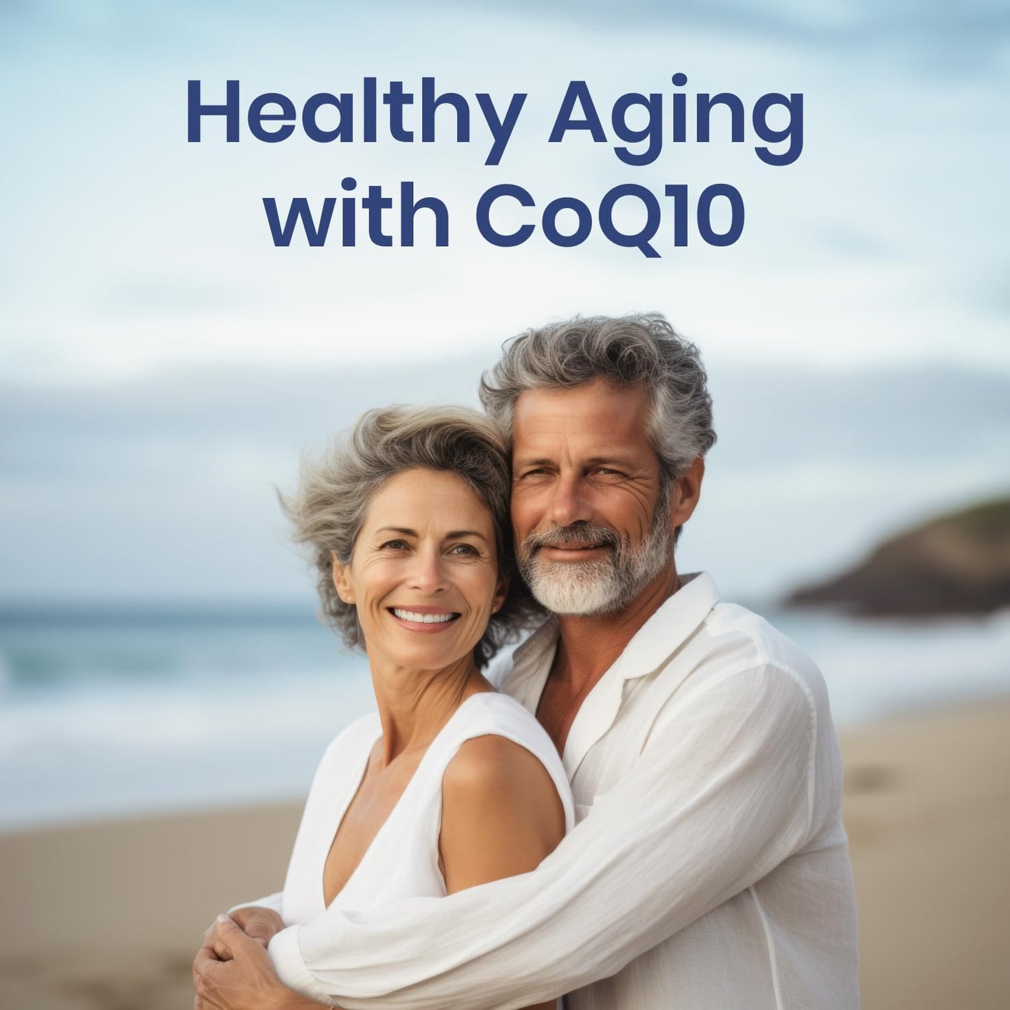 1MD Nutrition CoQ10 - for Heart Health & Cellular Energy Production - Health Supplement for Men & Women - Coenzyme Q10 Softgel - 60 Days