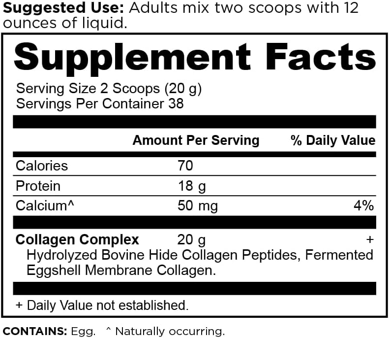 Ancient Nutrition Collagen Peptides, Collagen Peptides Powder, Unflavored Hydrolyzed Collagen, Supports Healthy Skin, Joints, Gut, Keto and Paleo Friendly, 38 Servings, 20g Collagen per Serving