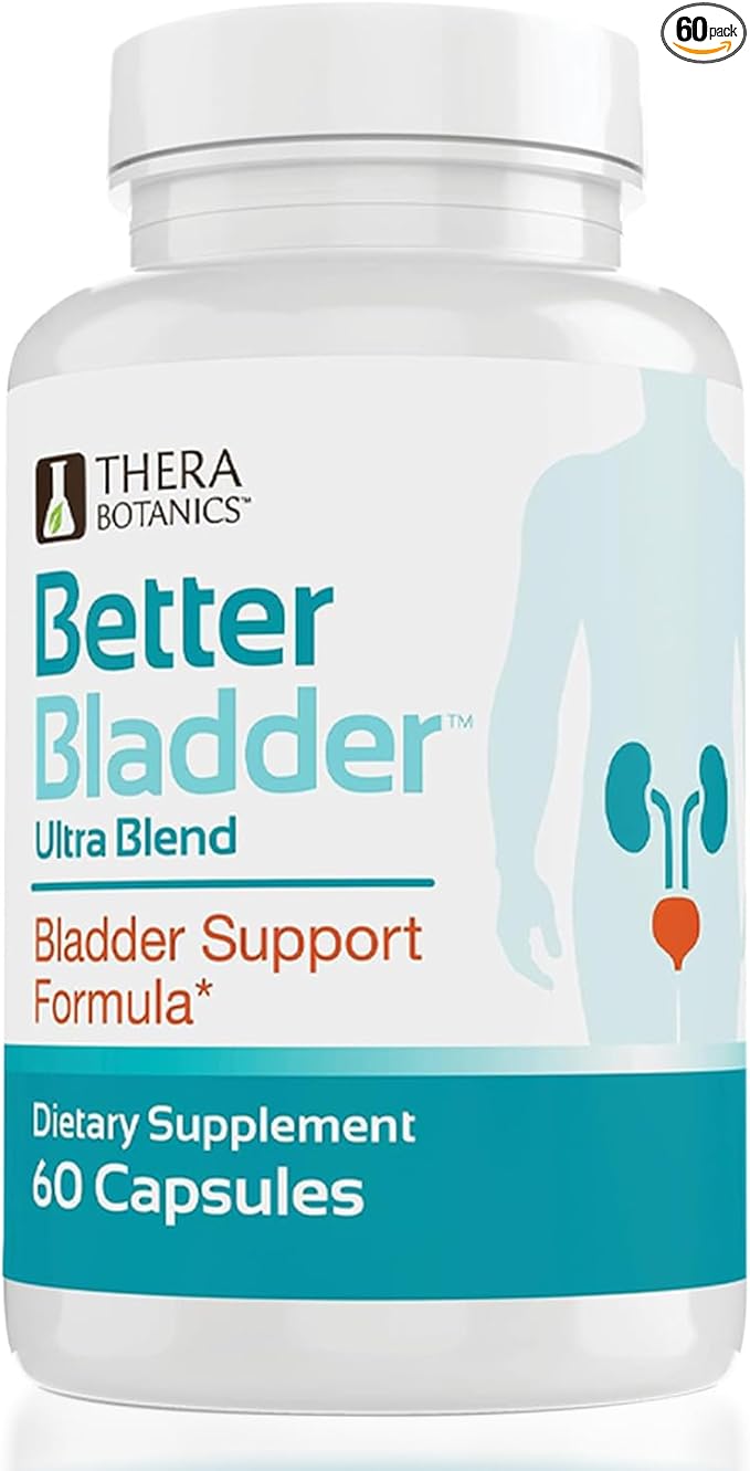 Better Bladder Ultra Control Supplement for Women & Men – Bladder Support Supplement Enhanced with Vitamin D3 to Help Reduce Urinary Leaks, Frequency & Urgency - 60 Count (1 Bottle)