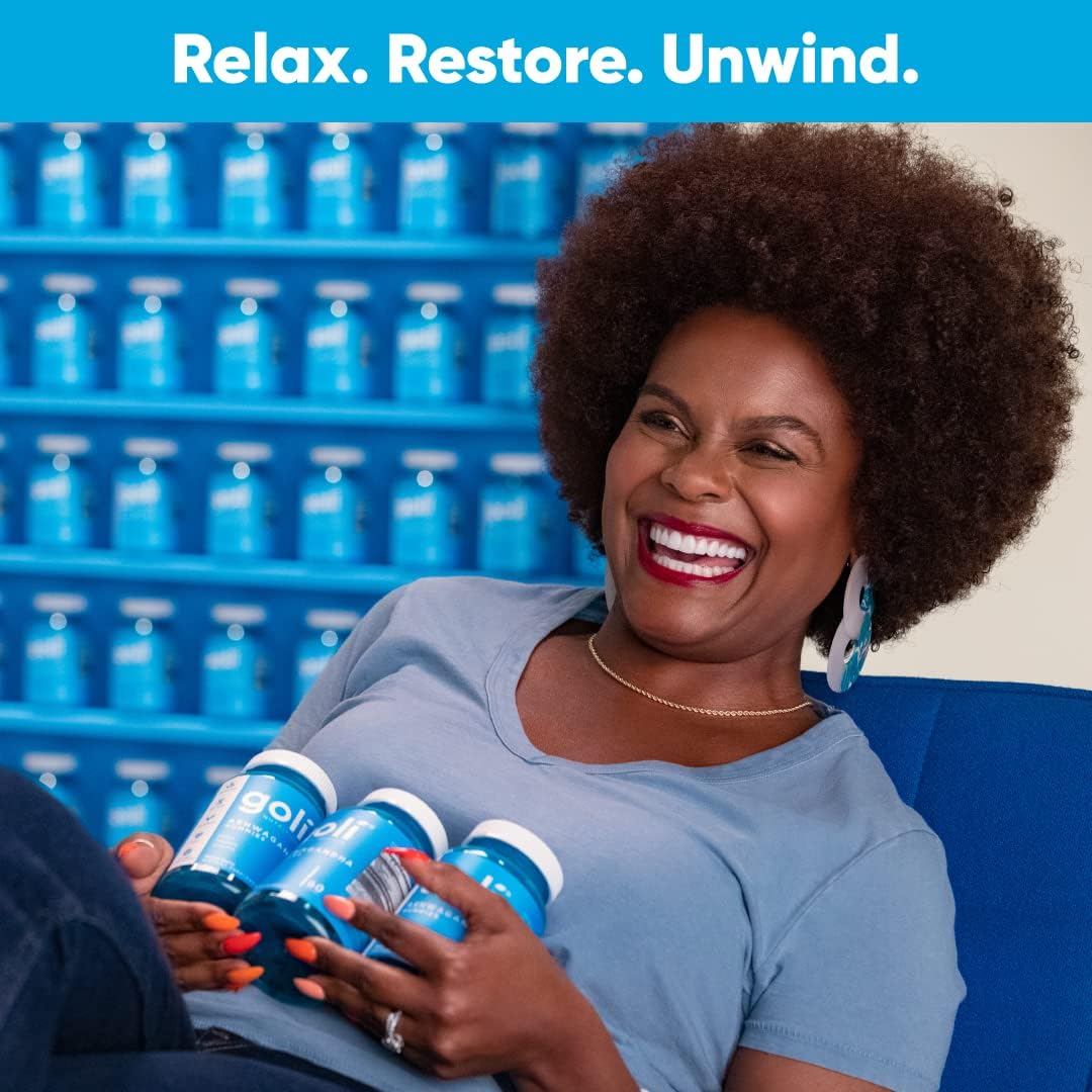 Goli Ashwagandha & Vitamin D Gummy 120 Count - Relax. Restore. Unwind. (Mixed Berry, KSM-66, Vegan, Plant Based, Non-GMO, Gluten-Free & Gelatin Free), Pack of 2