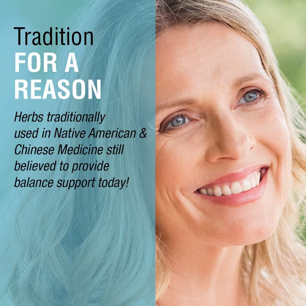 SOLARAY Female Hormone Blend SP-7C | W/Black Cohosh, Dong Quai, Passion Flower, Wild Yam & More | 100 VegCaps, 50 Serv.