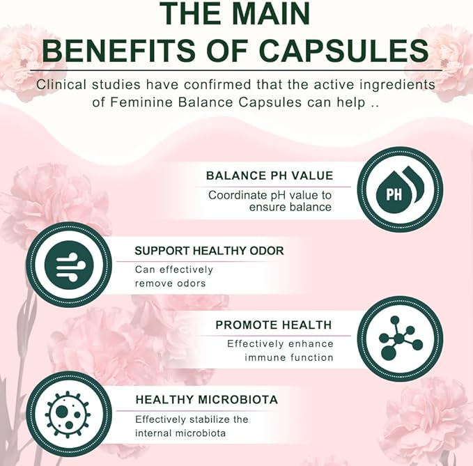 Feminine Balance & Hormone Support Capsules – Vaginal & Urinary Wellness, Healthy Flora, Hormone Health, Energy Vitality – LactoSpore, Cranberry, Pineapple & Primal Organ Blend, 90 Count