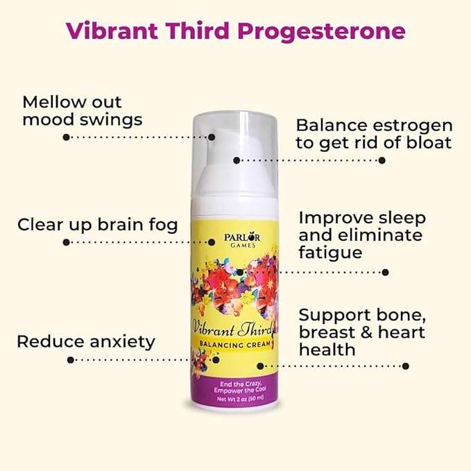 Happy Hormone Bundle: Silky Peach Estriol Cream, Vibrant Third Progesterone Cream & ReBounce DHEA Cream for Complete Menopause Relief