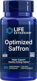 Life Extension Optimized Saffron Extract with Satiereal, 90 Vegetarian Capsules