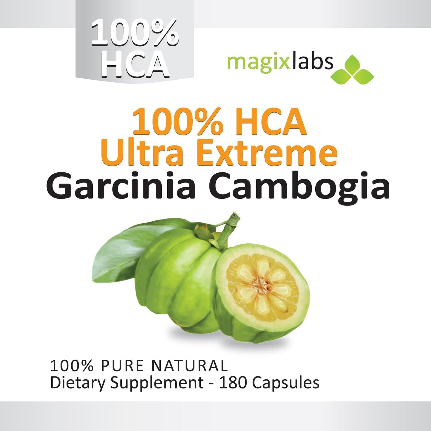 100% HCA Ultra Extreme Garcinia Cambogia Extract – 100% Pure All Natural – The Ultimate Fast Action Supplement