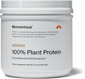 Momentous Vegan Protein Powder - 20 g Plant-Based Protein - NSF Certified for Sport - Vegan - GMO Free - Gluten-Free - 12 Servings for Essential Everyday Use - Cappuccino