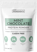 Mint Chocolate Protein Powder | 15 Servings | 24g Grass-Fed New Zealand Whey + 4 Additional Protein Sources | No Added Sugar | Naturally Sweetened | No Gums or Fillers | Casein-Free Blend