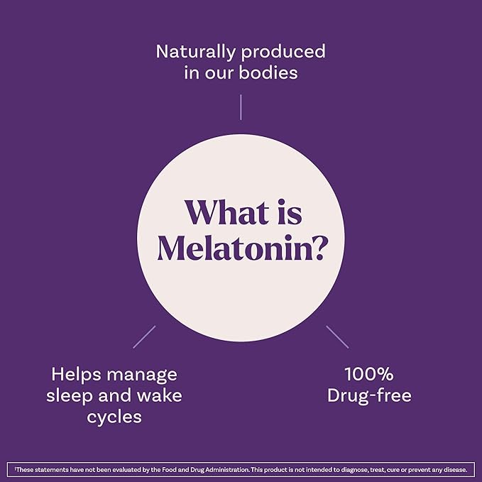 Natrol Fast Dissolve Melatonin 1 mg, Sleep Support for Adults