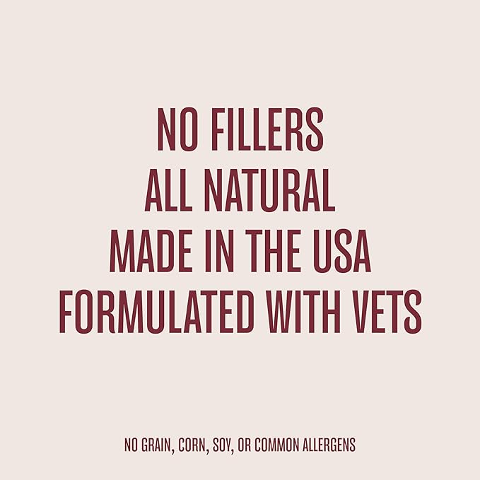 WagWell Dog Calming Chews – Vet-formulated, All Natural, Made in The USA – Anxiety Relief for Dogs, Supports Emotional Balance in Stressful Situations – Chicken-Flavored, 60 Chews