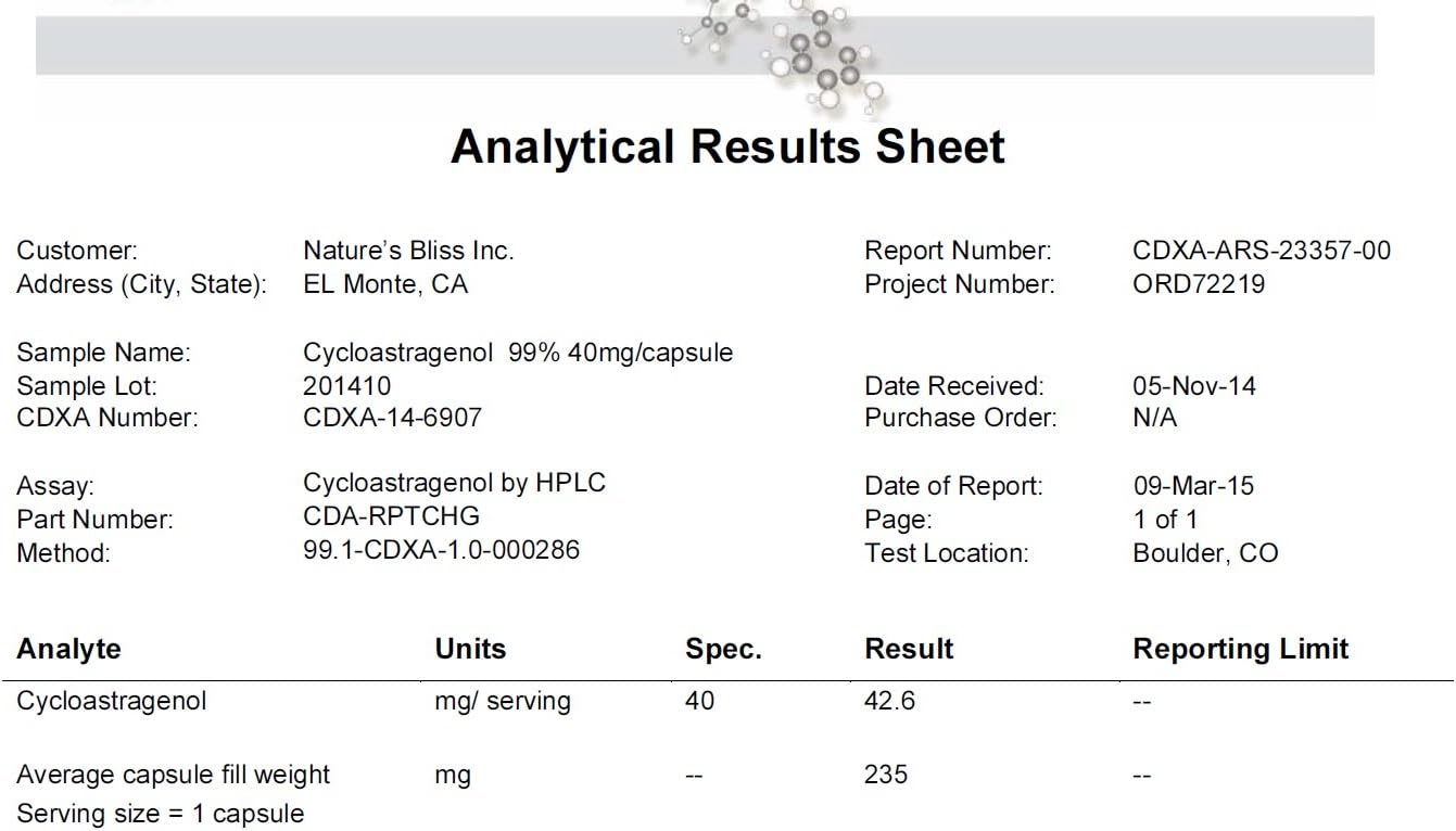 Telomere Supplements Cycloastragenol 10mg 99%, Supports Anti-Aging Telomerase Activation, Stomach Acid Protected and Super-Absorption, Telomere Lengthening Supplements, Made in USA, 90caps
