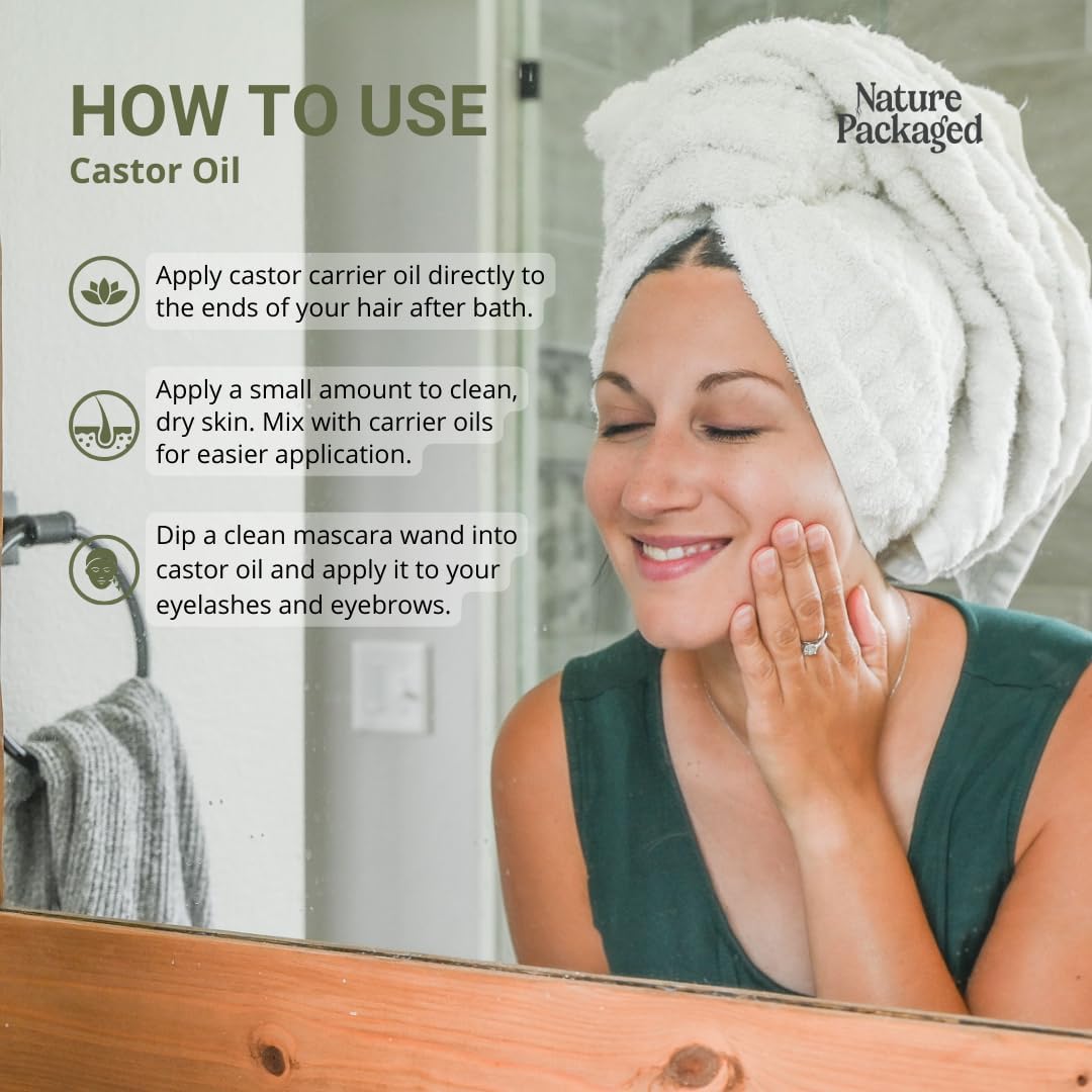 Organic Castor Oil Direct From India - Cold Pressed Castor Oil For Face - Hexane Free (4 Gallons)