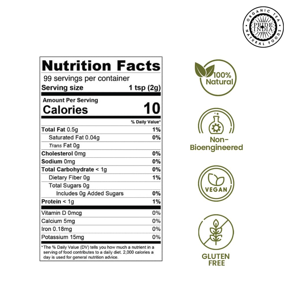 Pride Of India Natural Cinnamon Ground | Pure & Fresh Ground Spice | Gourmet Quality | Perfect for Sweet & Savory Dishes | Easy to Use | Ideal for Restaurant or Home Use | 7 oz. Medium Dual Sifter Bottle