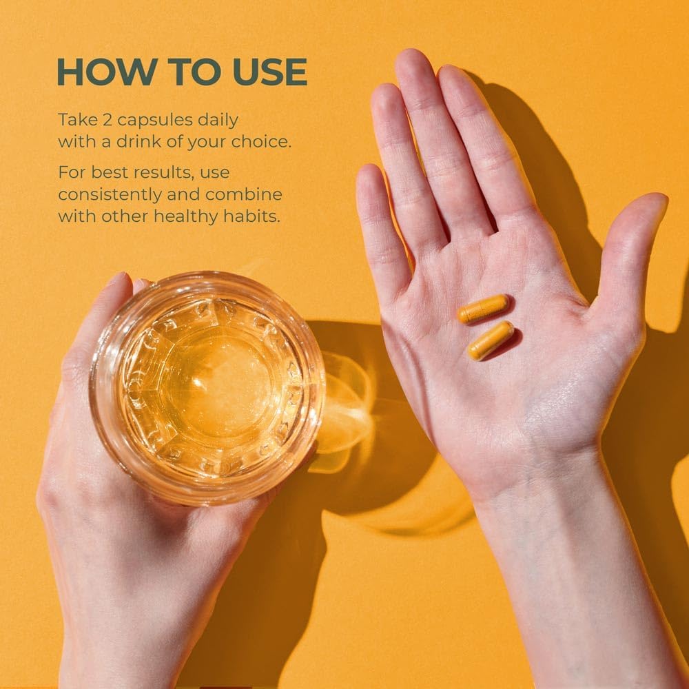 Primal Harvest 1 Pack, Primal Turmeric Complex w/Black Pepper Extract, Joint and Mobility Support Supplement for Women & Men, 60 Capsules