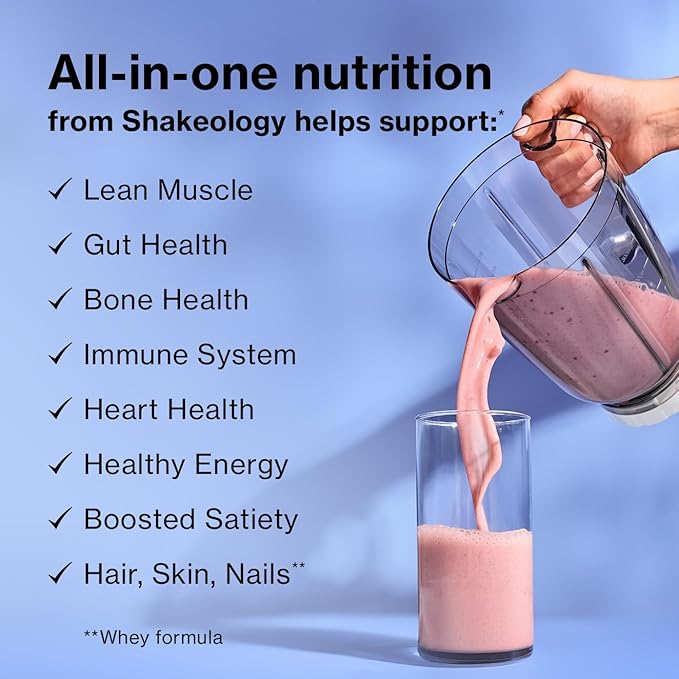 BODi Shakeology 0g Added Sugar Plant-Based Vegan Protein Powder – Gluten-Free Superfood Shake with Vitamins & Minerals – Helps Support Healthy Weight Loss & Gut Health, Vanilla, 14 Individual Packets