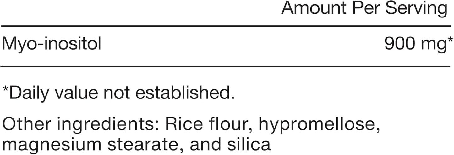 Momentous Inositol Supplement - Myo-Inositol for Mood Balance, Cognitive Function, & Rest Quality Support - Vegan - GMO- & Gluten-Free - NSF Certified for Sport - 60 Servings